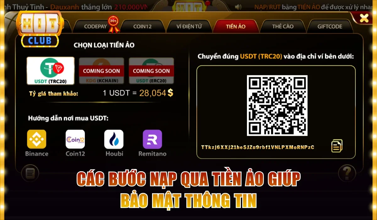 cac buoc nap qua tien ao giup bao mat thong tin
