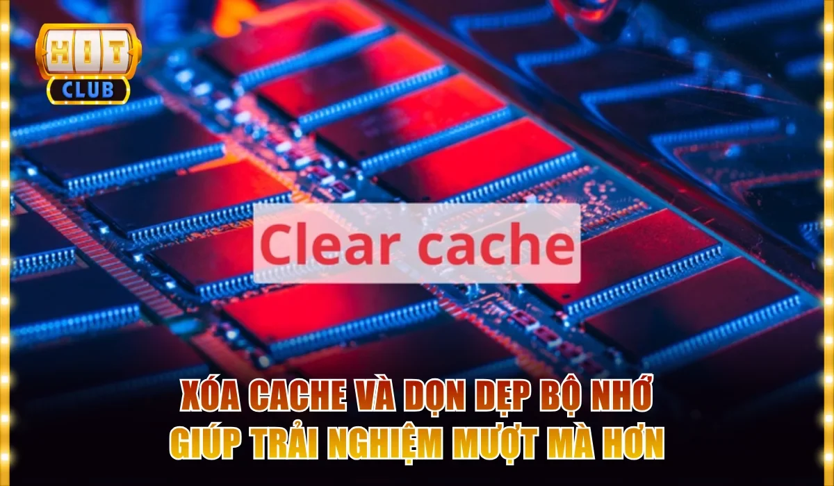 Xóa cache và dọn dẹp bộ nhớ giúp trải nghiệm mượt mà hơn